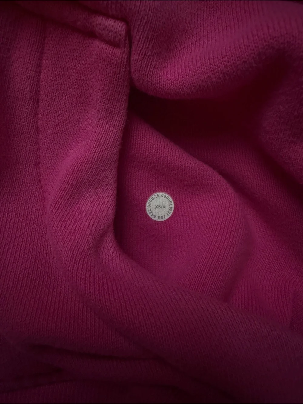 lululemon athletica Scuba Oversized Funnel Neck Half Zip in Sonic Pink Size XS/S